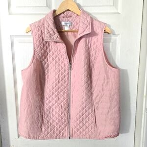 Women's CJ Banks Vest Jacket Sz 1X Pink